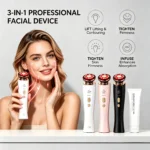 S1ce54f79385940f88f3e99813f4bba51k.webp 3 in 1 Red Light Handle Facial Device Portable V Shaped Face Lifting Slimming Massager for Neck Skin Tightening Anti-Aging Skincare Tool For Women Travel Home Use Gift