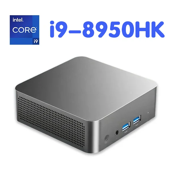 Brand New Mini PC Intel Core i9-8950HK 16GB RAM 1/2TB SSD Bluetooth 5.2 WiFi6 1000M Ethernet Windows 11 Gaming Office PC - Image 8