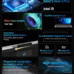 S22685e79a3644055b2e2ea1d8079ffc11.webp Windows 11 Pro 15.6" Ultra Slim Laptop intel Core i9-9900U 16GB RAM 1/2TB SSD Fingerprint Unlock Office game Backlight Laptop