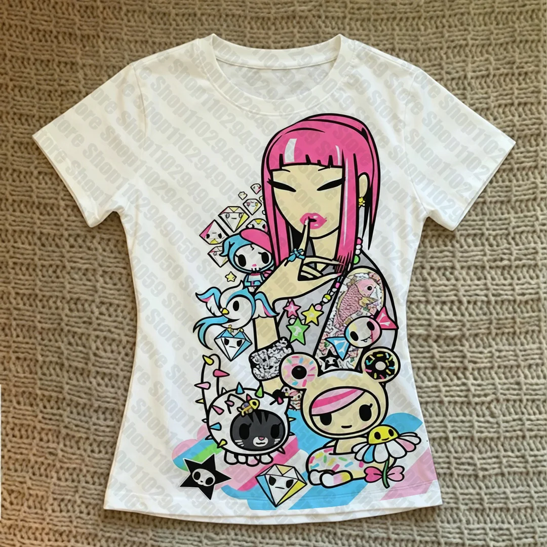 S2396fb89e8484542aa1df024365922c1l.webp Grunge Clothes Y2k Tops Woman T-shirts Clothing Female Women Top Gothic 90s Vintage Clothes Emo Women's Cropped Graphic Tees Y2k