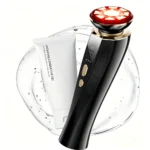 S2565459ed6754f868c3287241c6538b3G.webp 3 in 1 Red Light Handle Facial Device Portable V Shaped Face Lifting Slimming Massager for Neck Skin Tightening Anti-Aging Skincare Tool For Women Travel Home Use Gift