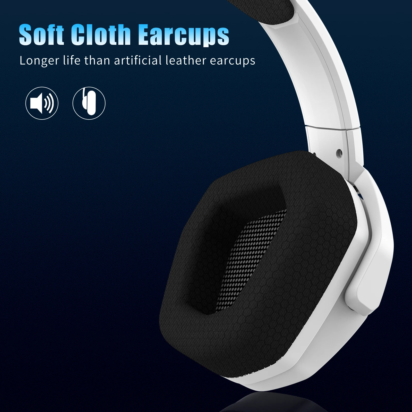 NUBWO G06 Dual Wireless Gaming Headset with Microphone for PS5, PS4, PC, Mobile, Switch, 2.4GHz Bluetooth 5.3 Gaming Headphones - Image 5