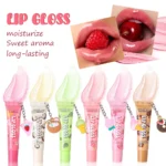 S2eaa155e817c4fc08eb3034803c33f40b.webp 6 Colors Random Hair Moisturizing Fruit Scent Lip Gloss Long-Lasting Waterproof Liquid Lipstick Makeup Valentine's Day gift