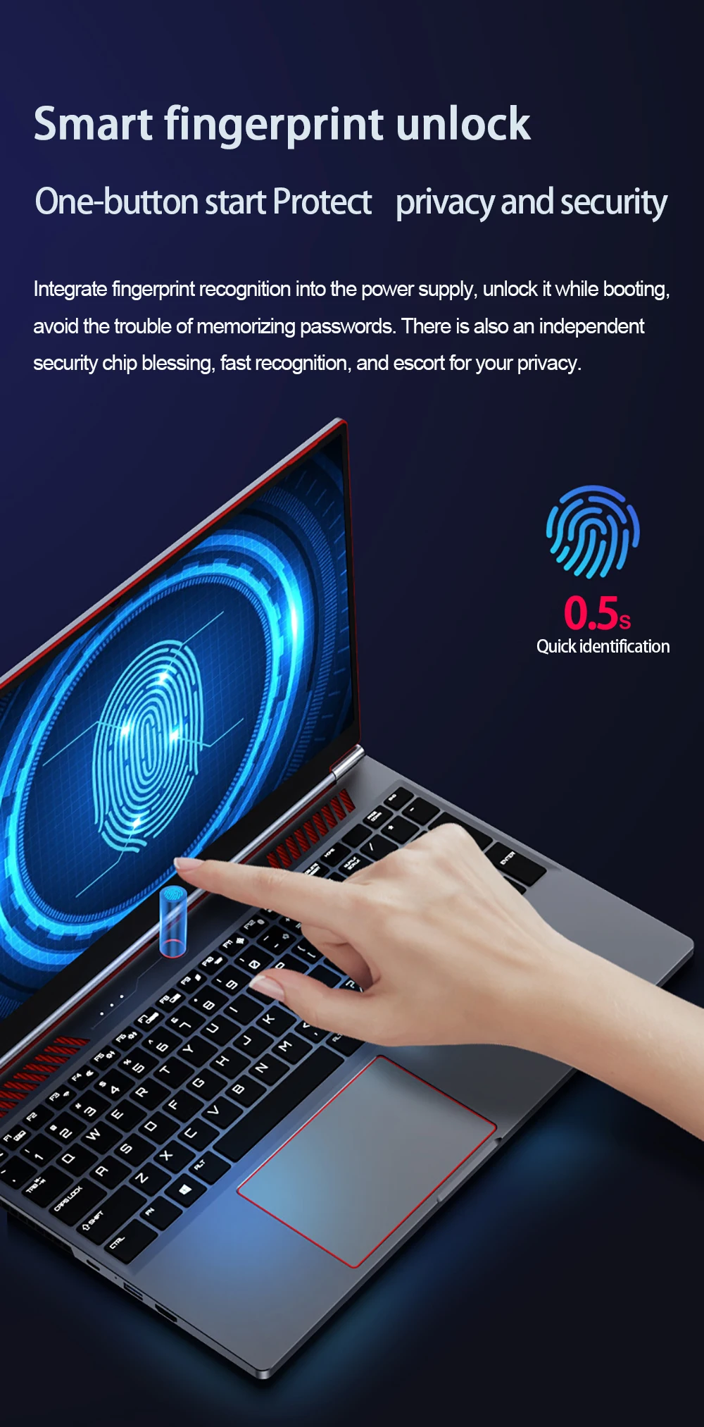 S6 laptop gamer Intel Core i9-13900HK RTX4050 6G 16.1 Inch 4800mah gaming laptop fingerprint DDR5 144 Hz lightweight laptops - Image 14