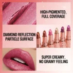 S36d7d6b54bab4ab38a703574f8c0fb85G.webp 6 Colors 3 in 1 Pearlescent Sparkling Lipstick Matte Glitter Waterproof Long Lasting Pearl Shine Lip Gloss Shimmer Sexy Makeup