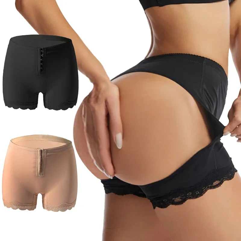 S3a6aca9b31bd4466af928744b81554492.webp Women Butt Lifter Panties Body Shaper Buttock Open Booty Shorts Underwear Tummy Control Hip Enhancer Shapewear Ass Push Up Panty