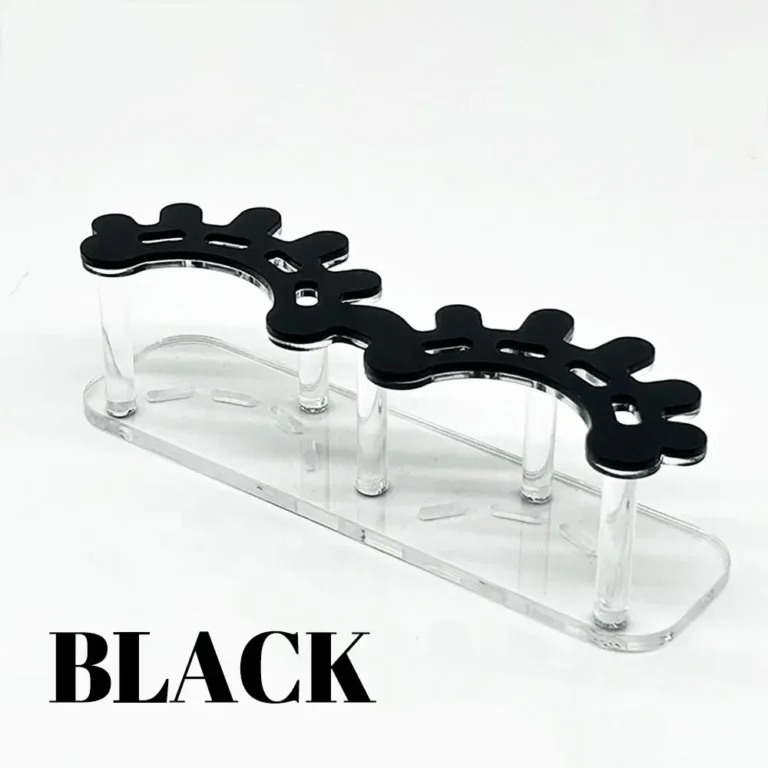 S3afcc0c634dd4fa29fdd3404bf12fae5T.webp Acrylic Eyelash Tweezers Storage Rack Tweezer Organizer Holder Stand Eyelash Extension Tools Makeup Beauty Shelf 8 Holes