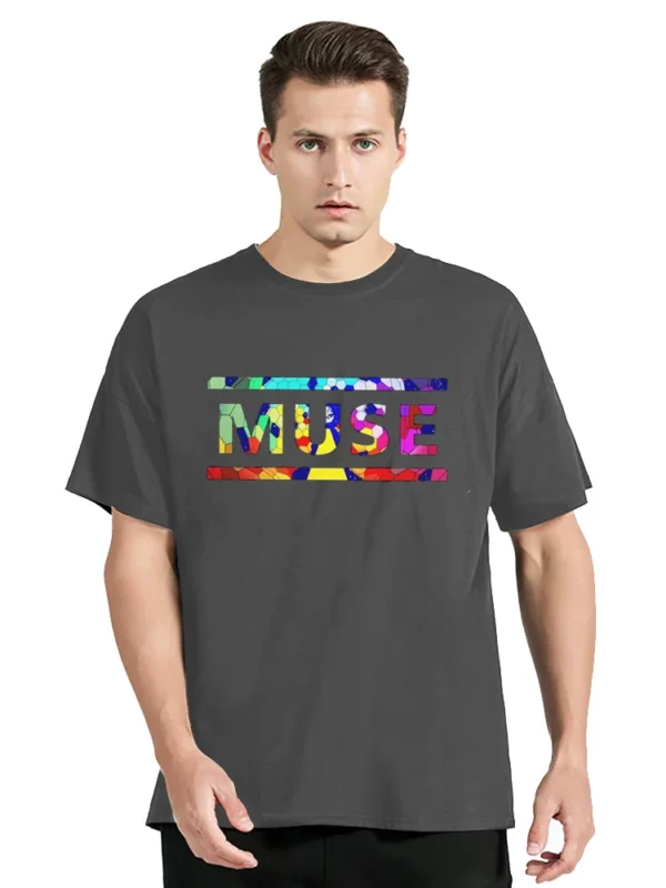 S3bb22e6ff2b247539352f8f49b74fa81L.webp Classic Muse T Shirt The Resistance T-Shirt Cheap Discount Vintage TShirt Men Clothing Oversized Graphic Tees Tops