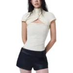 S3cf7e78834c54e6382f4eee55348c2eaW.webp Y2K women's clothing Retro embroidered tops slimming sexy fashionable street trend simple high-end fashionable hotsweet Harajuku