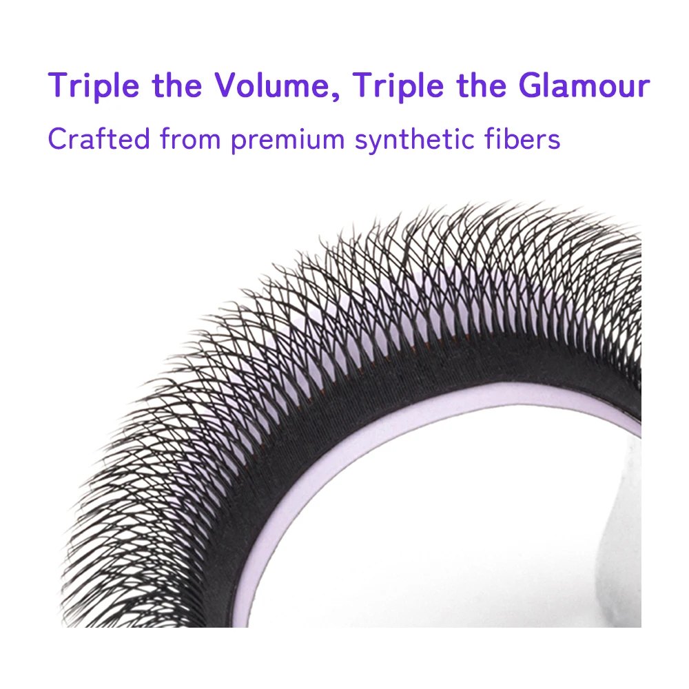 LUKATME 5D W Eyelash Extensions C/D Curl 8-15mm W Shaped 5D Fans False Lashes Mega Volume 5D Eyelash for Makeup - Image 3