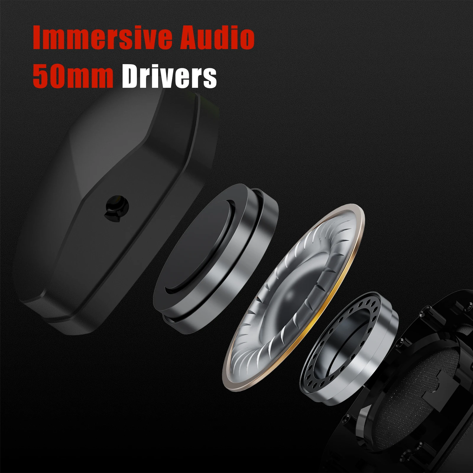 NUBWO G06 2.4G Dual Wireless Gaming Headset 5ms Low Latency 7.1 Surround ENC Mic For PC PS4 PS5 Gaming Bluetooth Headphones - Image 24