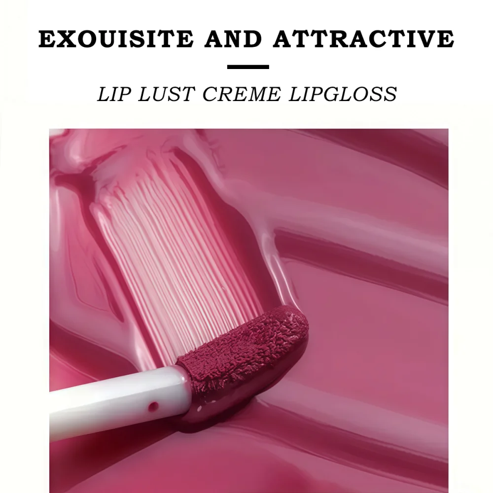Moisturizing Cream Lip Gloss Autumn/Winter Moisturizing Liquid Lipstick Long lasting Non greasy Lip Makeup Christmas brown - Image 3