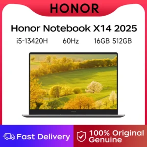 Honor Laptop X14 Combat Edition 2025 14-inch 13th Gen Core i5 13420H 16GB 512GB/1TB/2TB 60Hz IPS Screen Thin & Light Laptop