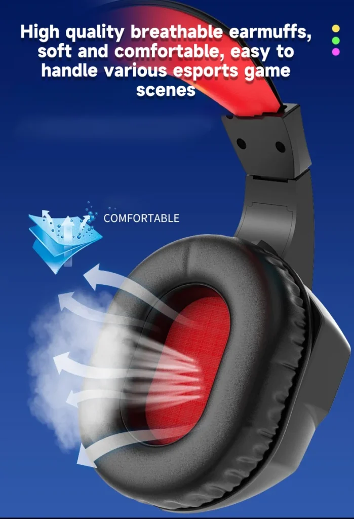S4953c2dda9f6458eb4126afd6692fcacD.webp A66,Wired headphones, gaming headphones, computer headphones, music, video, movies, online courses, and conference headsets