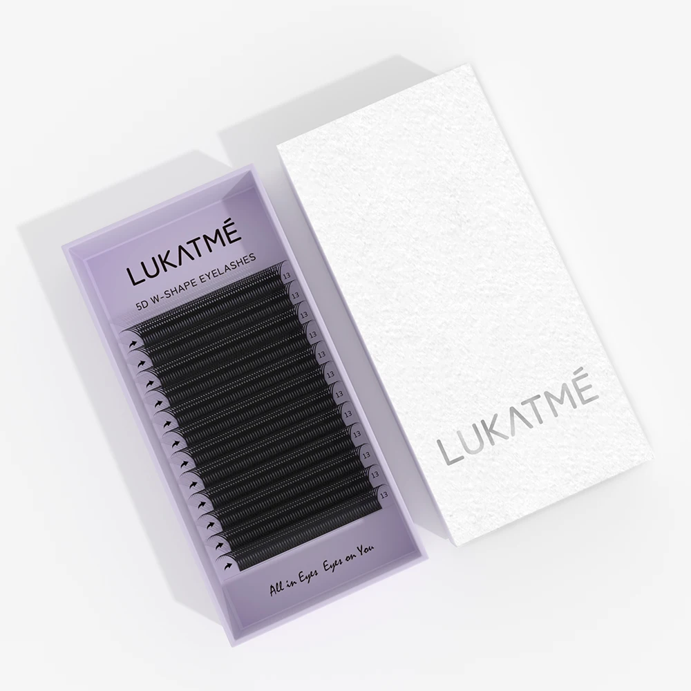LUKATME 5D W Eyelash Extensions C/D Curl 8-15mm W Shaped 5D Fans False Lashes Mega Volume 5D Eyelash for Makeup - Image 6