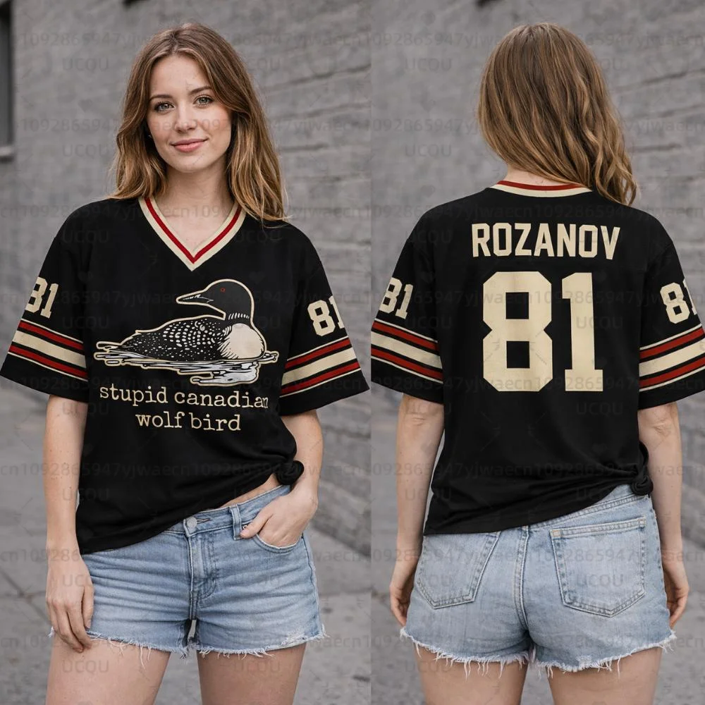 New Men's Women's Heated Rivalry Hockey Jersey Short Sleeve Tee Rozanov HOLLANDER Short Sleeve T-shirt Unisex Tops - Image 4
