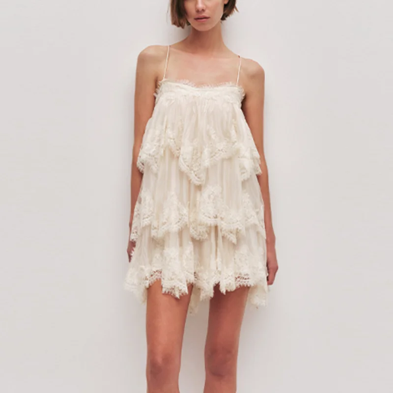 Trendy Cottagecore Strapless Dress A-line Retro Romantic Women Festival Casual-chic Summer Party Female Streetwear - Image 2