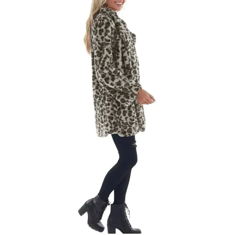 S5581a015b3ac4e1ab6f03da04b1641dfp.webp Women Winter Warm Faux Fur Coat Fashion Casual Turn-down Collar Leopard Jackets Ladies Streetwear Long Sleeve Pockets Overcoats