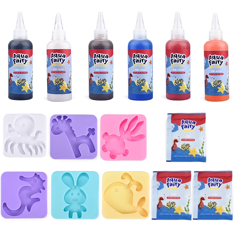 Kids Handmade DIY Craft Painting Stickers Montessori Education Origami Magic Water Elves Kit Set Toys Children Gift Kids Craft - Image 25