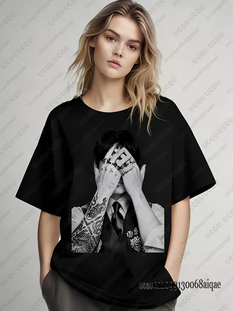 K-pop Famous Singer Polera Manga Corta Print T-shirts For Women 2026 World Tour Concert Fashion Harajuku Kawaii Y2K Clothing - Image 5