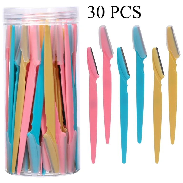 S590888140d8a455d802ef5e53dbe01f5O.webp 3/30/40Pcs Body Hair Removal Shaver Blades Eyebrows Shaping Knife Eyebrow Trimmer Makeup Beauty Tools Safe Eye Brow Razor Face
