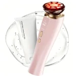 S5aa925eecabe4a17ad1d92980b4c5840M.webp 3 in 1 Red Light Handle Facial Device Portable V Shaped Face Lifting Slimming Massager for Neck Skin Tightening Anti-Aging Skincare Tool For Women Travel Home Use Gift