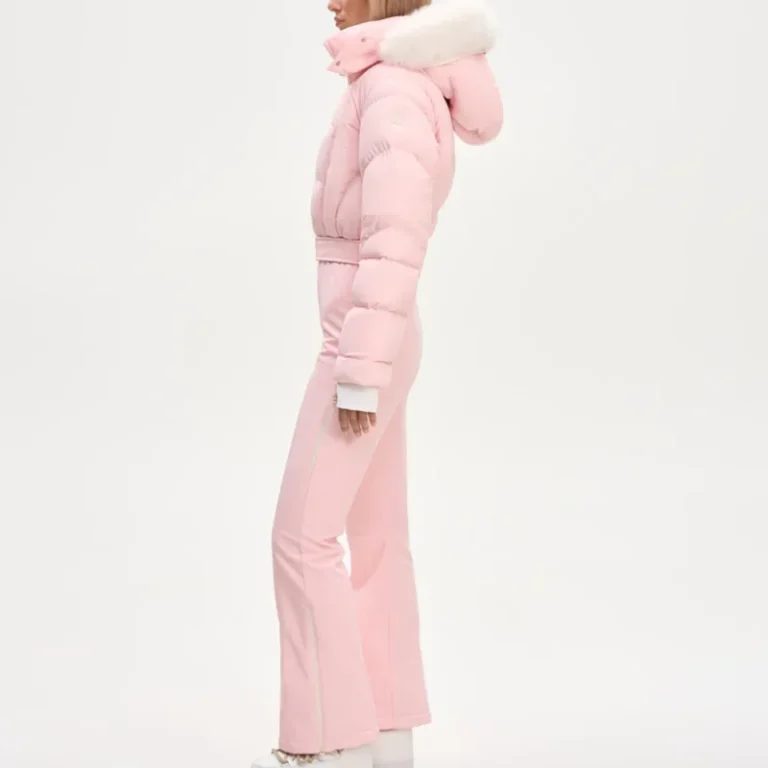 S5b9a45b3158749529b5b61382c19052dn.webp Women Fur Collar Hooded Skiwear Fashion Solid Thicken Zipper High Waist Slim Outdoor Overalls Jumpsuit Lady Winter Outwear
