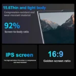 S5d44b8421b4d48eea2763baeb63b60c7U.webp Windows 11 Pro 15.6" Ultra Slim Laptop intel Core i9-9900U 16GB RAM 1/2TB SSD Fingerprint Unlock Office game Backlight Laptop