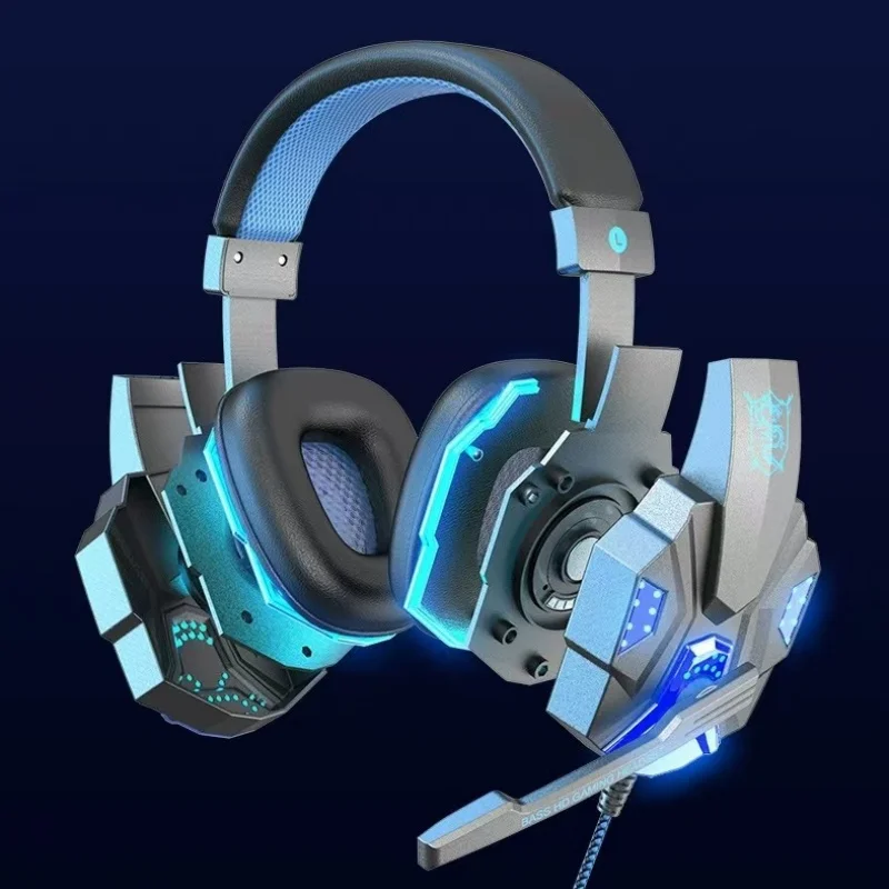 HOMEFISH SY830MV RGB Gaming Headset with Microphone Over-Ear Wired Headphones Drivers Lightweight for PC PS5 Xbox Switch - Image 13