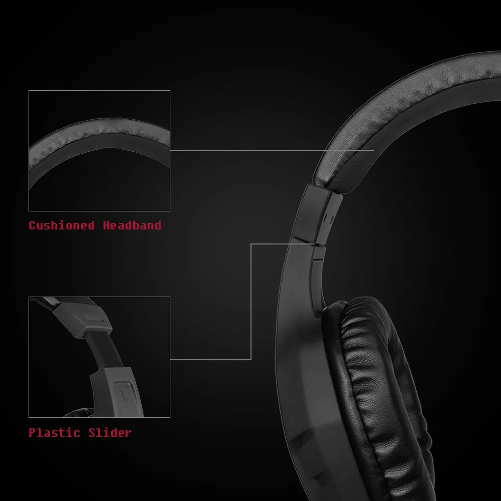 NUBWO U3 Xbox One PS4 Gaming Headset PC Mic Laptop Computer Stereo Headphones with Microphone for Playstation 4Xbox 1 Controller - Image 16