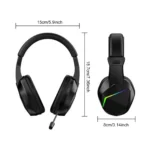 S64192bf655034091b0cff5d12785b8d0S.webp BT Wireless Gaming Headset - LED Light Low Latency Headphones with 40mm Drivers, Omnidirectional Mic, Adjustable Volume for Game