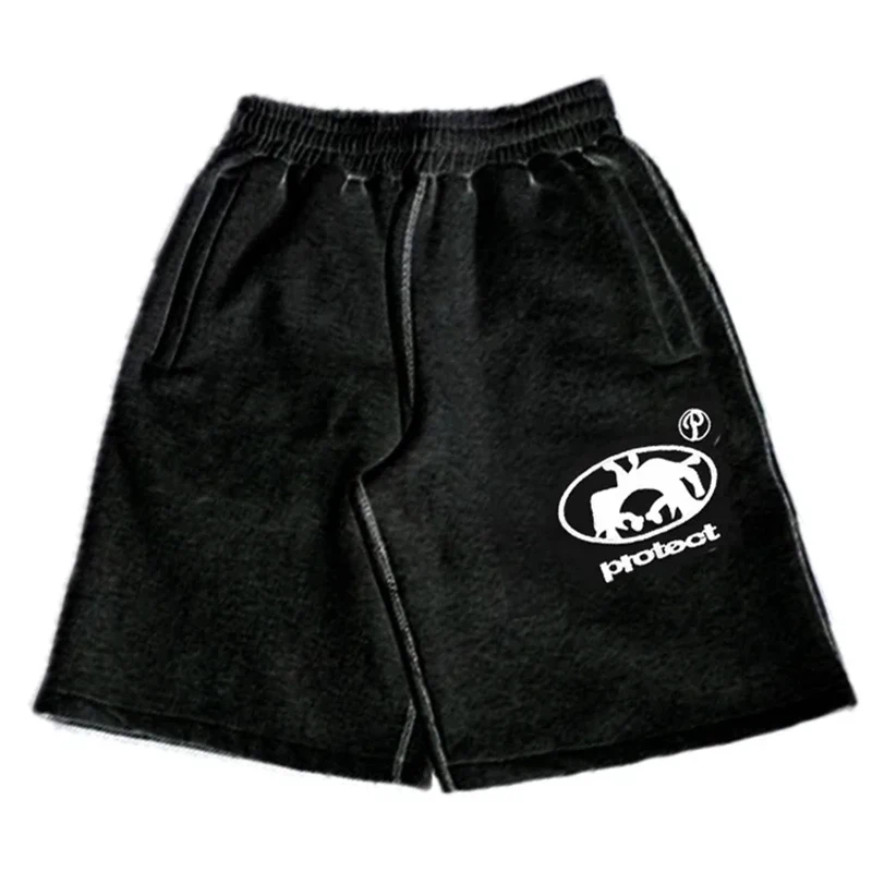 Men Casual Shorts Japanese Korean Sweatpants Breathable and Comfortable Y2k Suitable for Spring and Summer Vintage Street Fit - Image 7