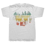 S6d64f192d1e74ddeba68b14c64d4ed021.webp Wildlife Trees Outdoors Nature Retro Forest T Shirts Hiking Camping Birdwatching Photography Mountains Birthday Gifts T-shirt