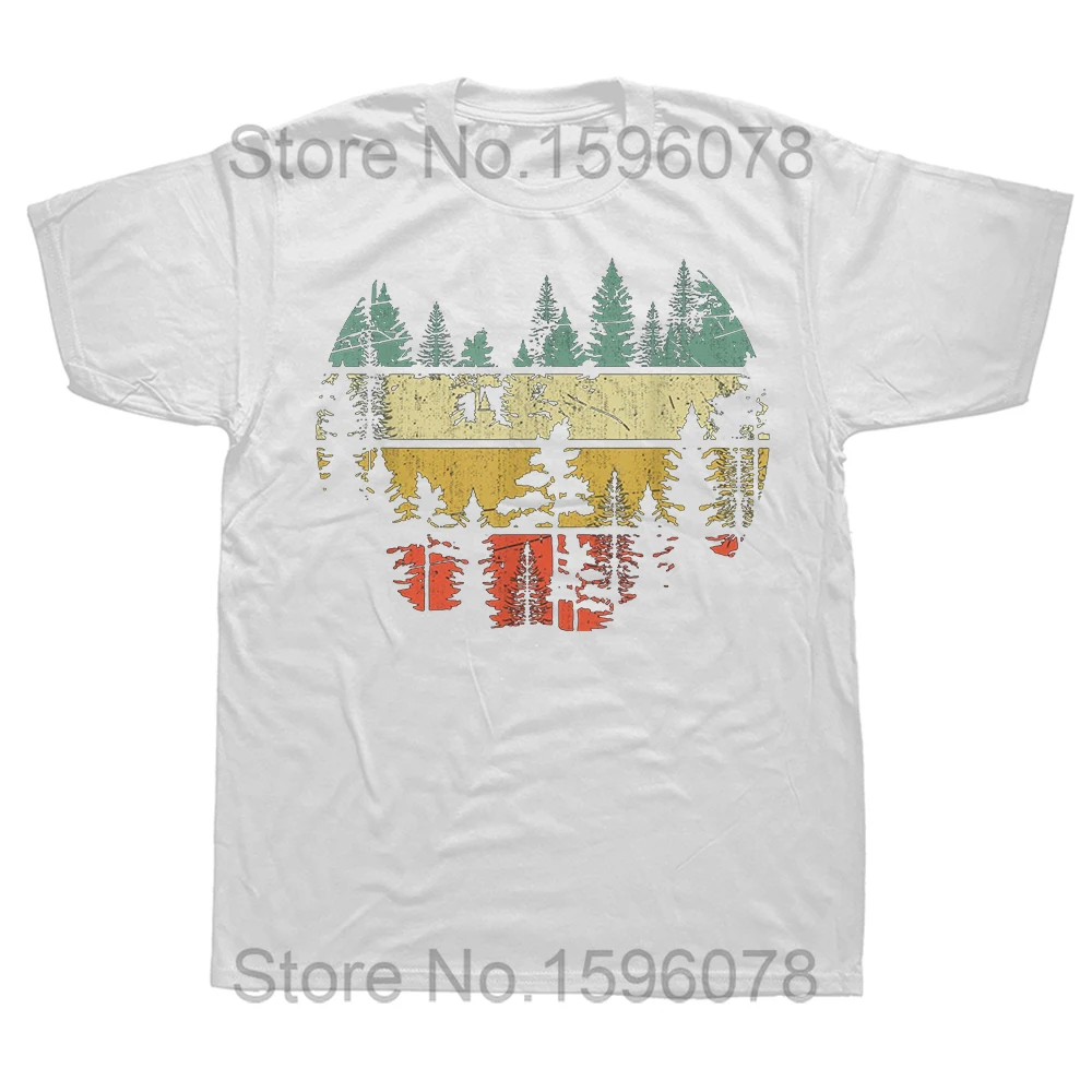 Wildlife Trees Outdoors Nature Retro Forest T Shirts Hiking Camping Birdwatching Photography Mountains Birthday Gifts T-shirt - Image 7