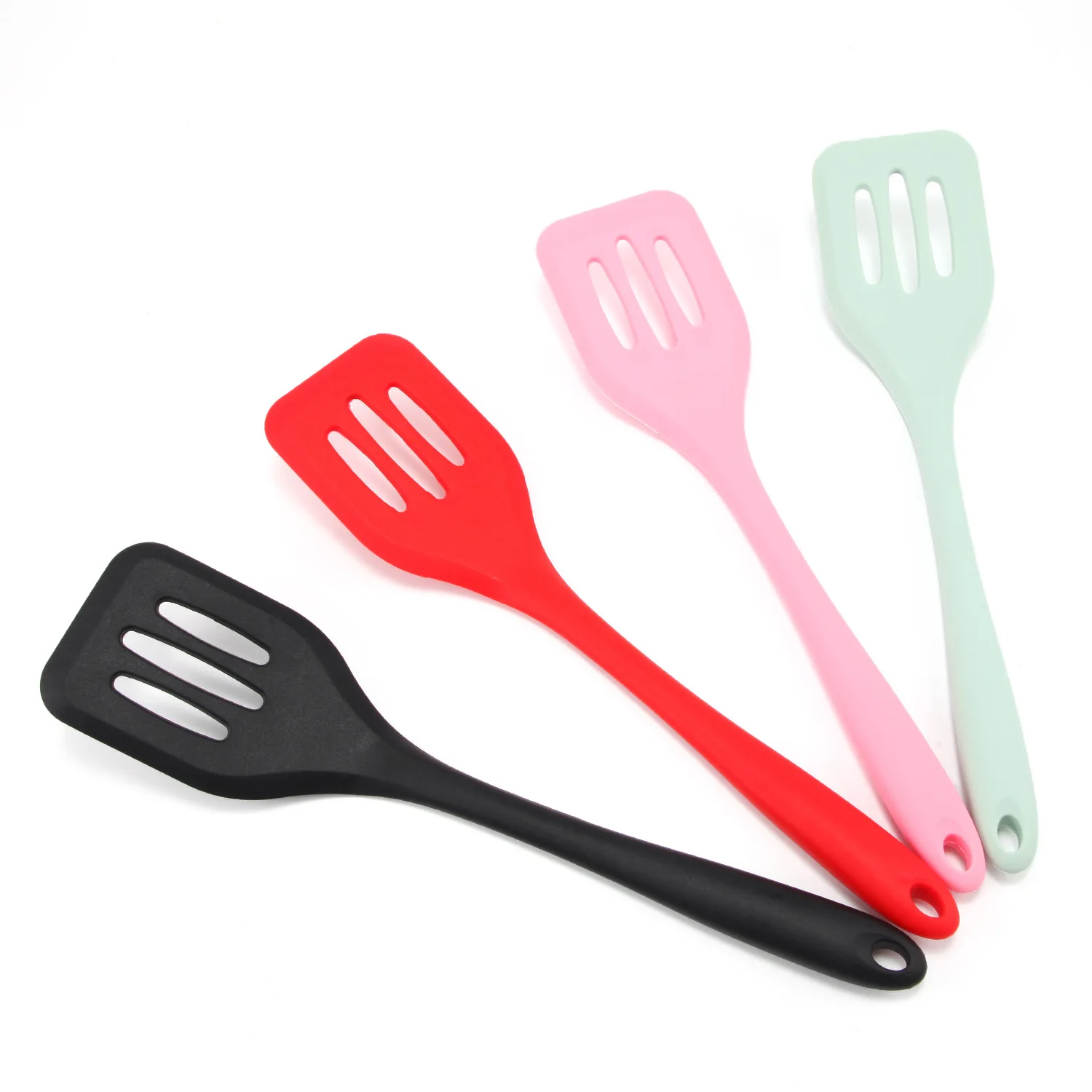 S6da3dc879be0498b851324c494df2027R.webp Kitchen Silicone Turners Gadgets Spatula Egg Fish Frying Pan Scoop Fried Shovel Slotted Turners Kitchen Tools Cooking Utensils