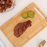 S704d9c1b4ea649f1822e1c8b52298b631.webp Wooden Cutting Board Bamboo Food Cutting Table Kitchen Serving Board Thickened Chopping Panel for Meat Fruit Vegetables Bread