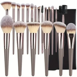 10-20PCS Makeup Brush Set Foundation Concealer Powder Eyeshadow Blush Brush Kabuki Blending Cosmetic Beauty Tool for Face