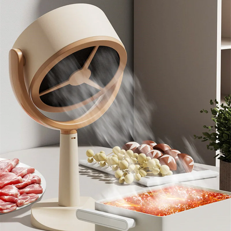 Hotte aspirante électrique de table, mini-ventilateur portable à aspiration puissante, USB, pour barbecue et autres appareils de cuisine.