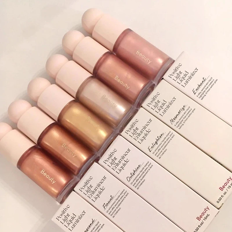 S731fb06f36bc4748b97cc94395fd02fbn.webp Hot Positive Light Liquid Luminizer 3D Face Contour Liquid Bronzer Shade Long Lasting Waterproof Brighten Makeup Glossy Lipstick