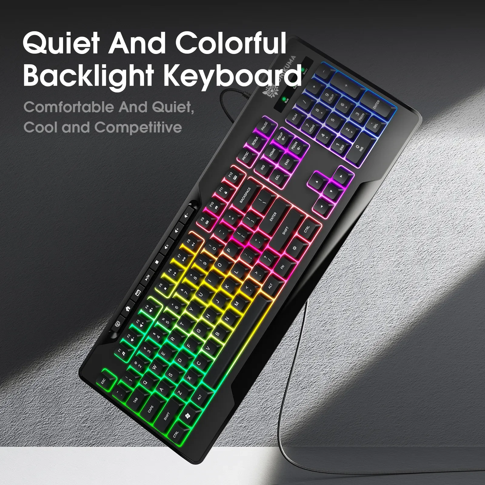 ONIKUMA Professional Gaming Headset Gaming Set RGB Lighting Mouse or Keyboard or Headset Stand or Wired Headset - Image 4