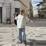 S85ef19b10f8348d3b21599cfe4bdbd96a.webp Y2k Style White Oversized T Shirt Women Fashion Backless Heart Cutout Red Trim Half Sleeve Tops Summer Casual Streetwear Outfits