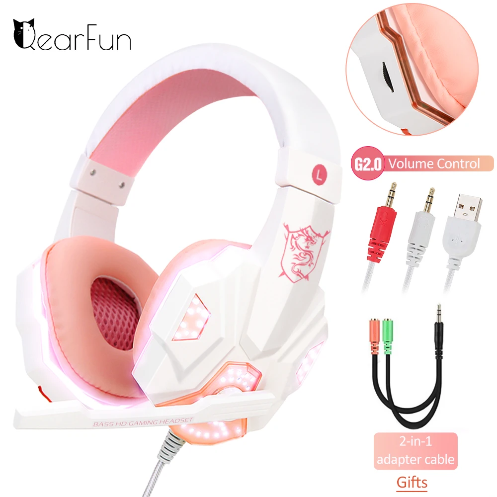 Professional Led Light Wired Gaming Headphones With Microphone For Computer PS4 PS5 Xbox Bass Stereo PC Gaming Headset Gifts - Image 10