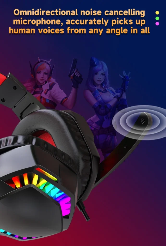 S8e885d4711c4474099a9221eee4da21eQ.webp A66,Wired headphones, gaming headphones, computer headphones, music, video, movies, online courses, and conference headsets