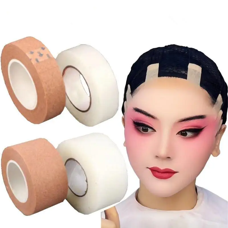 New PE/Non-woven Fabric Facial Tape Breathable Professional Cosplay Makeup Tape Transparent Lift Double Eyelid Tape Makeup