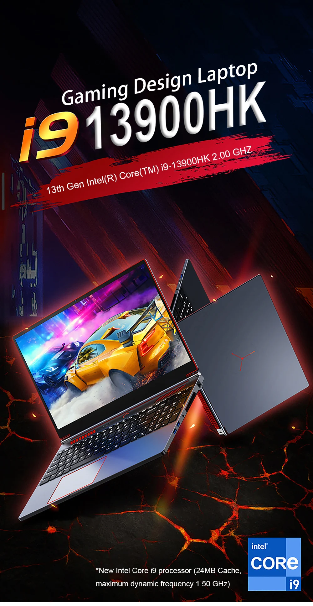 S6 laptop gamer Intel Core i9-13900HK RTX4050 6G 16.1 Inch 4800mah gaming laptop fingerprint DDR5 144 Hz lightweight laptops - Image 8