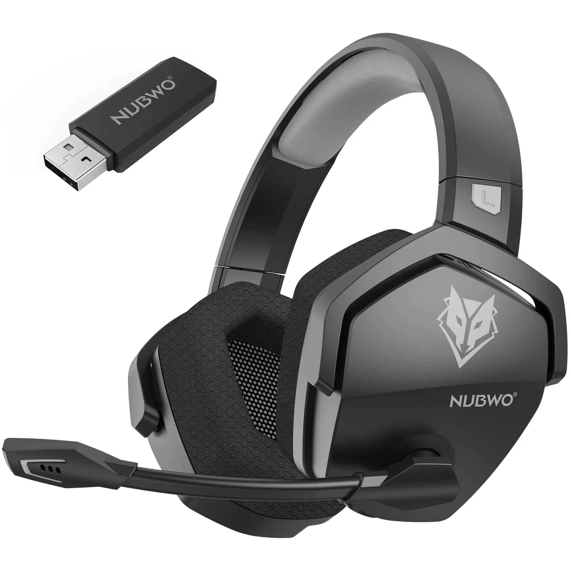NUBWO G06 Dual Wireless Gaming Headphones 2.4GHz Bluetooth 5.3 Headsets Gamer with Microphone for PS5, PS4, PC, Mobile, Switch - Image 16