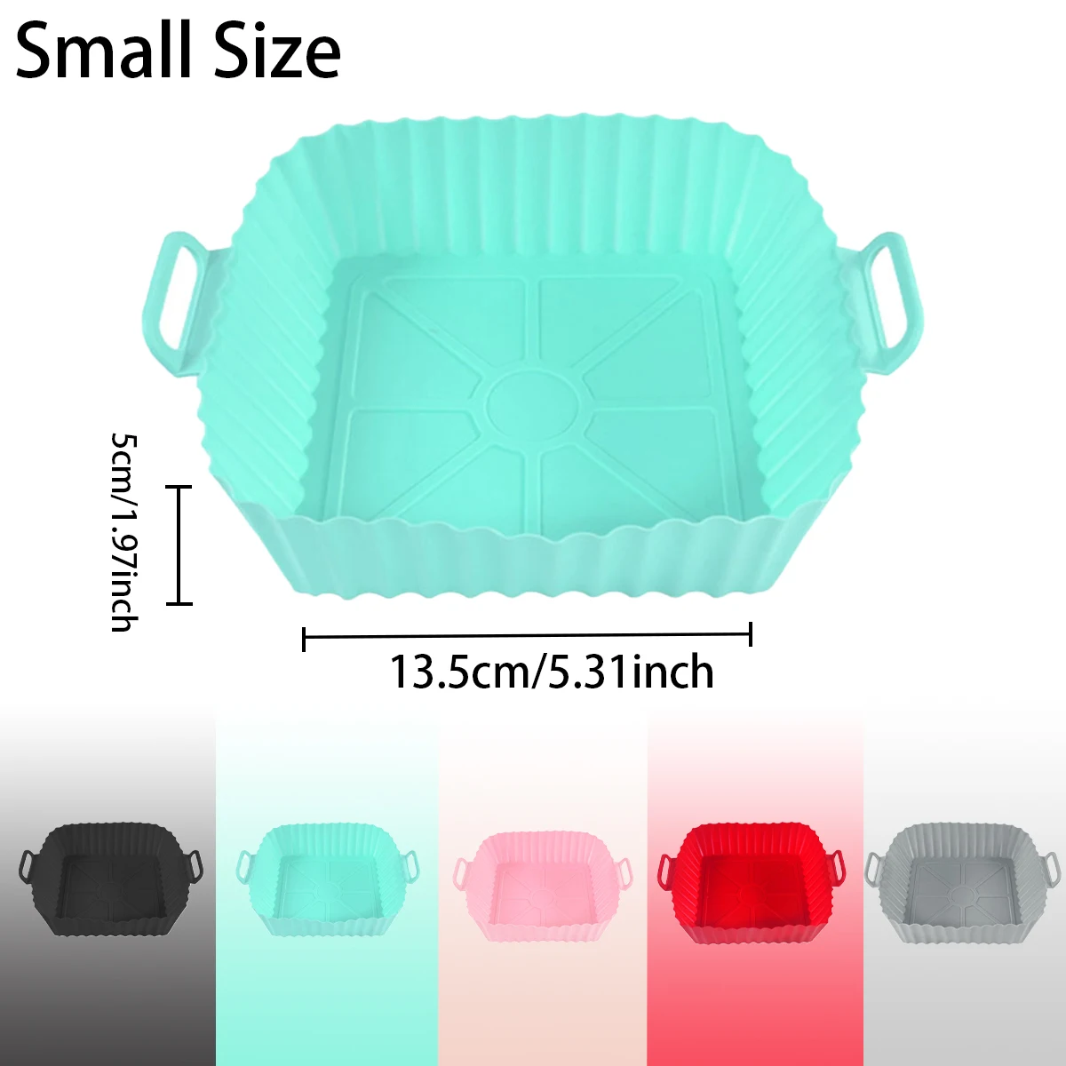 Silicone Air Fryer Liners Pot,Airfryer Basket Cooking Gadgets ,Reusable Baking Tray Non-stick Pizza Pan Oven Kitchen Accessories - Image 4