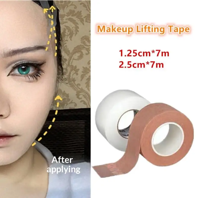 New PE/Non-woven Fabric Facial Tape Breathable Professional Cosplay Makeup Tape Transparent Lift Double Eyelid Tape Makeup - Image 2