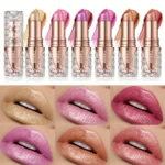 S9e758a22c5b84e9c82bb6623c7602d27S.webp 6 Colors 3 in 1 Pearlescent Sparkling Lipstick Matte Glitter Waterproof Long Lasting Pearl Shine Lip Gloss Shimmer Sexy Makeup