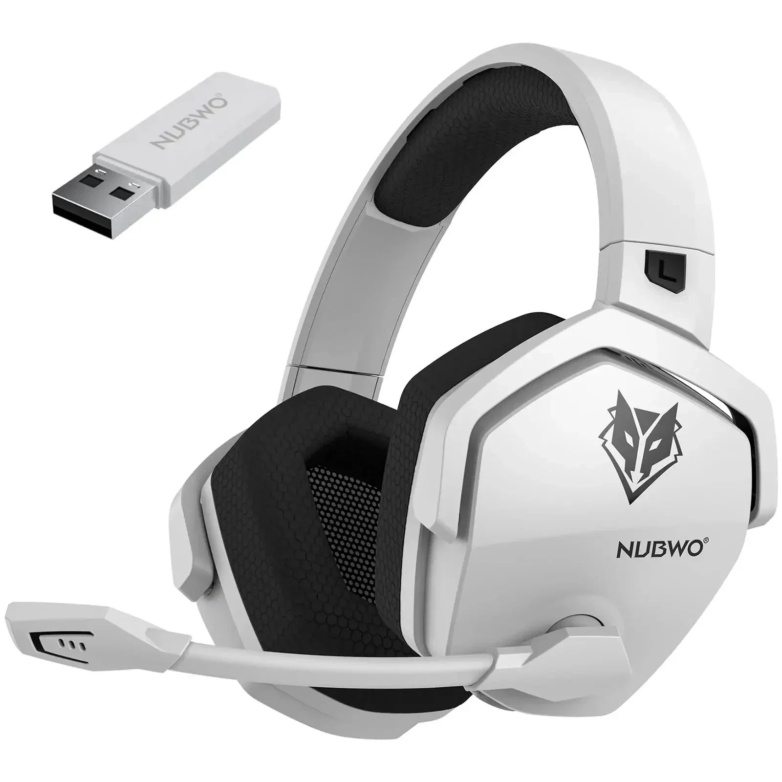 NUBWO G06 Dual Wireless Gaming Headphones 2.4GHz Bluetooth 5.3 Headsets Gamer with Microphone for PS5, PS4, PC, Mobile, Switch - Image 18